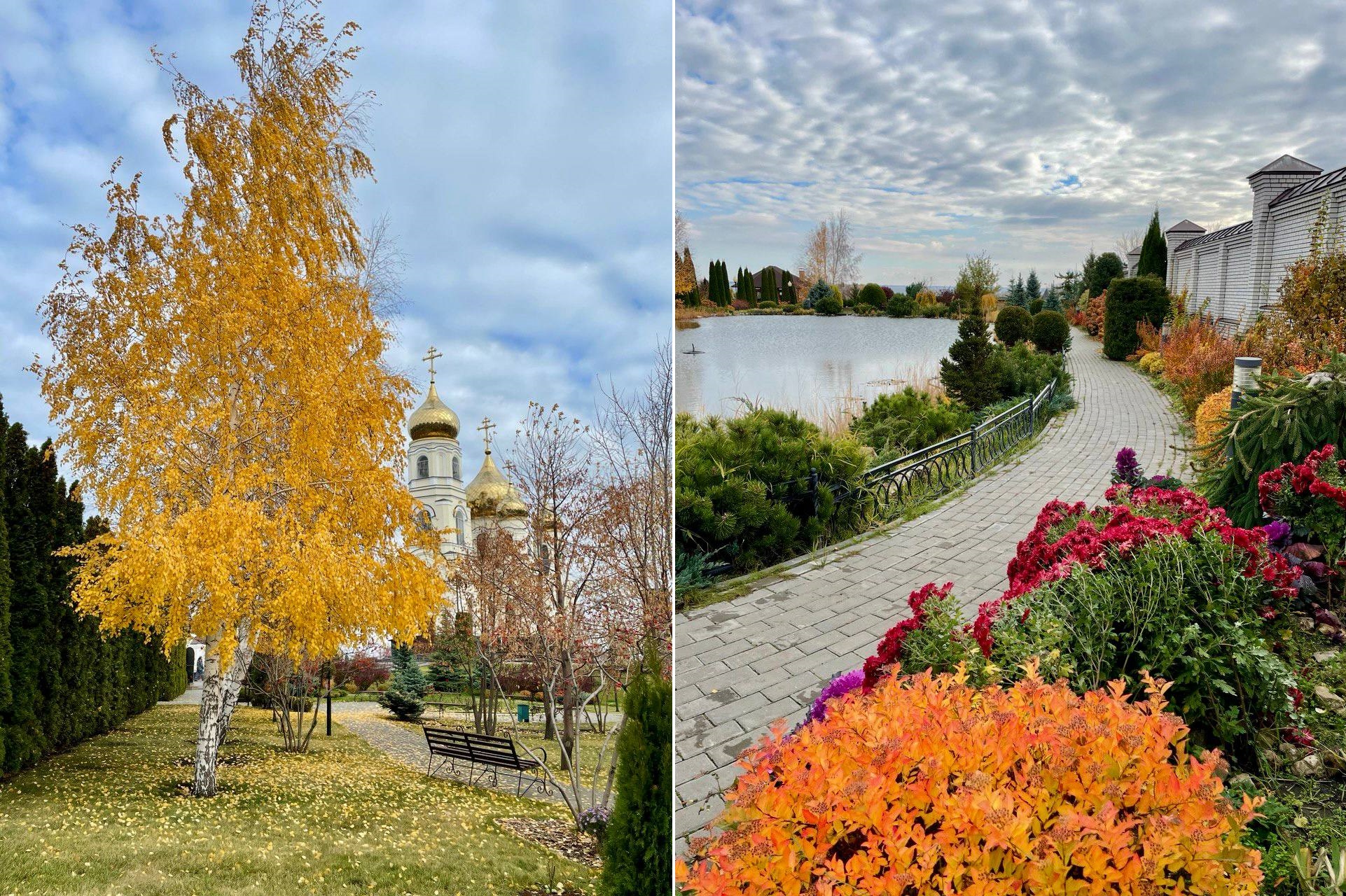 Володин предложил саратовцам полюбоваться красотой монастыря в Алексеевке в золоте осени